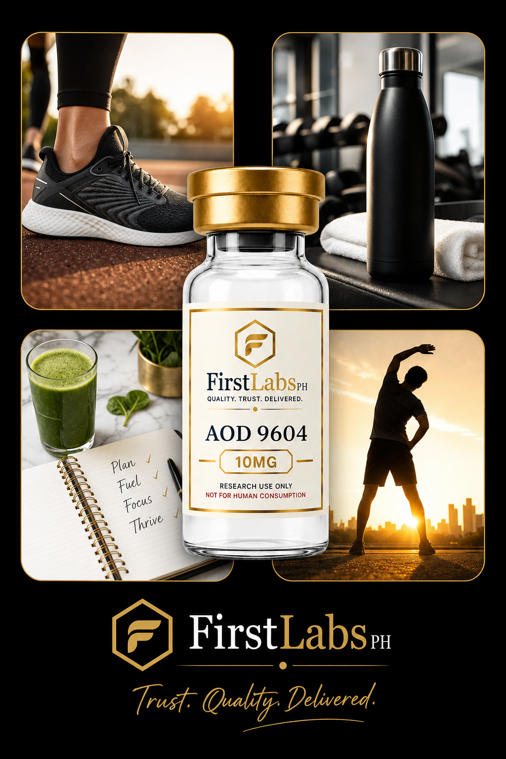 AOD 9604 10mg — metabolic research peptide