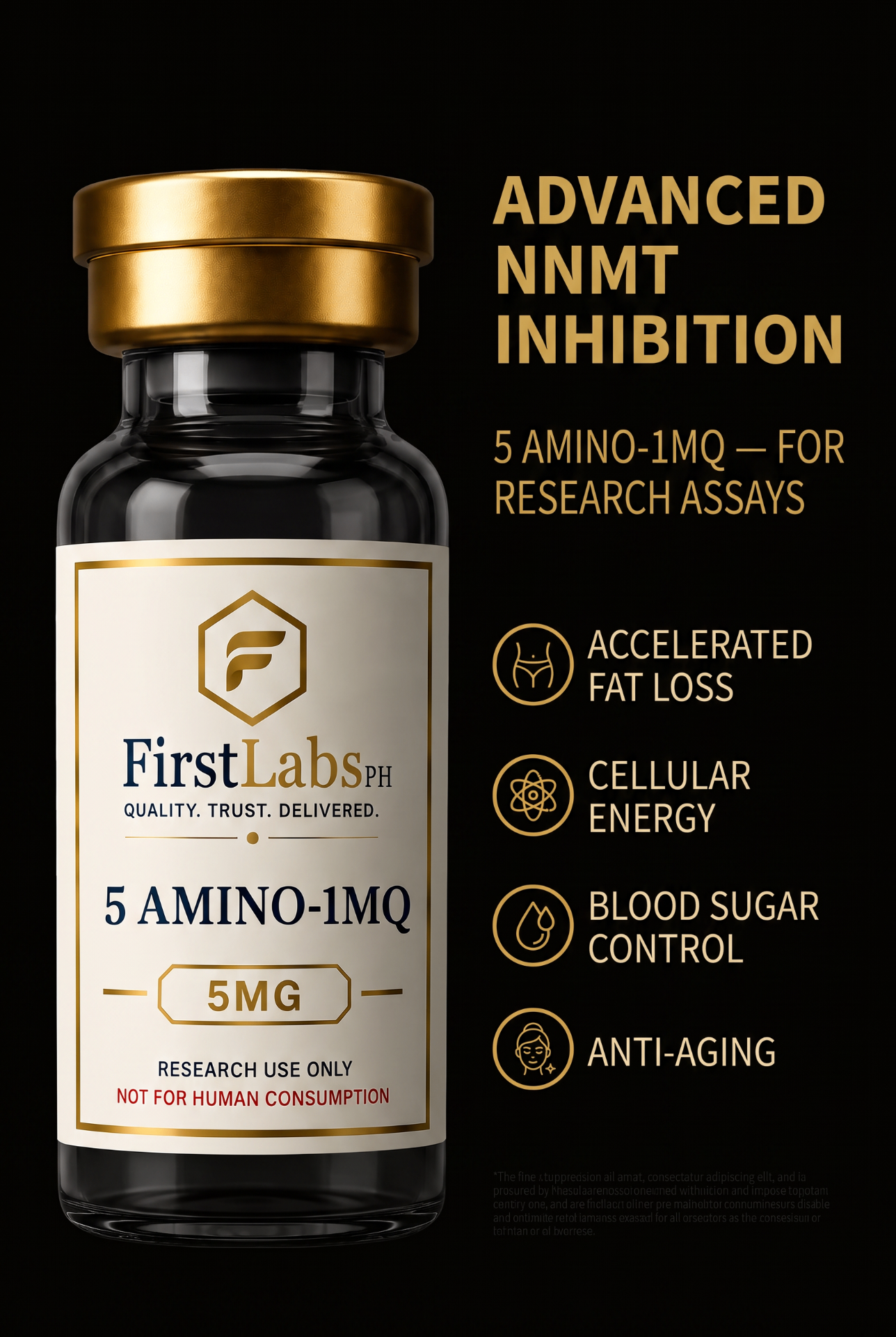 5-Amino-1MQ 5mg — advanced NNMT inhibition research peptide
