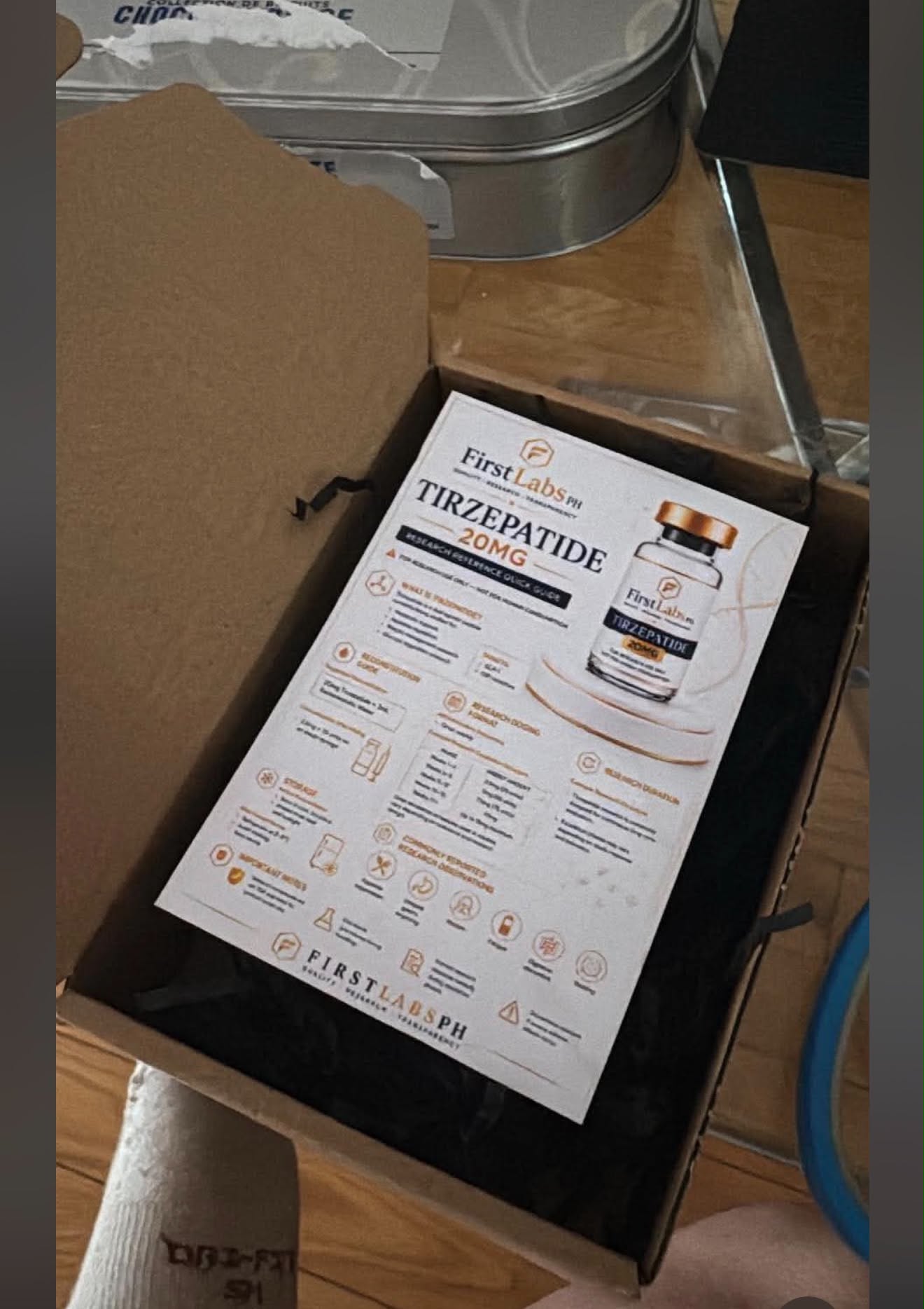 Product research reference guide included in package