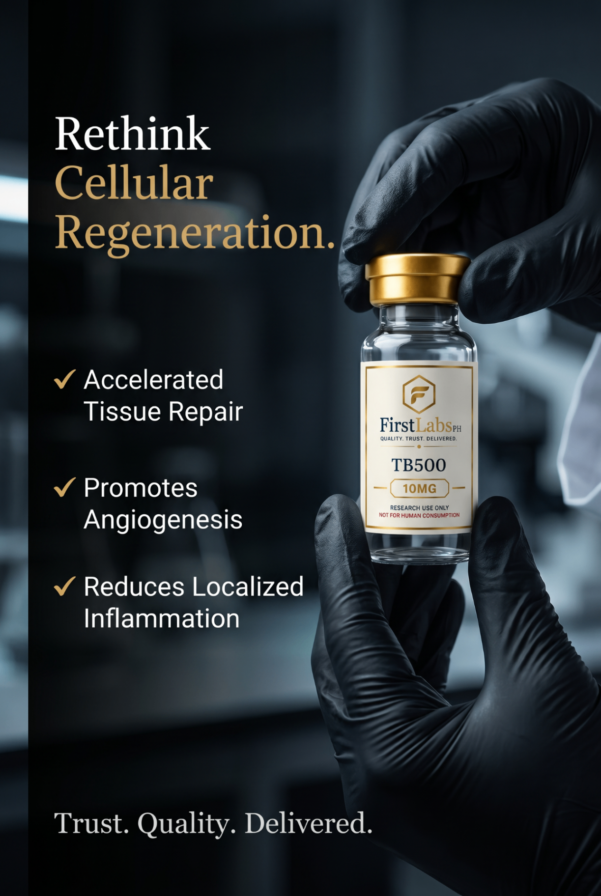 TB-500 10mg — cellular regeneration research peptide