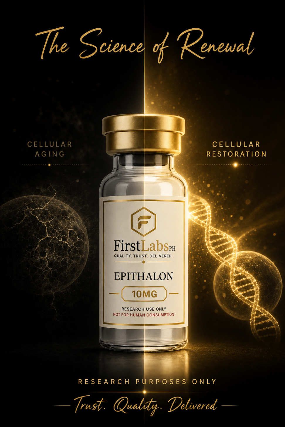Epithalon 10mg — cellular renewal research peptide