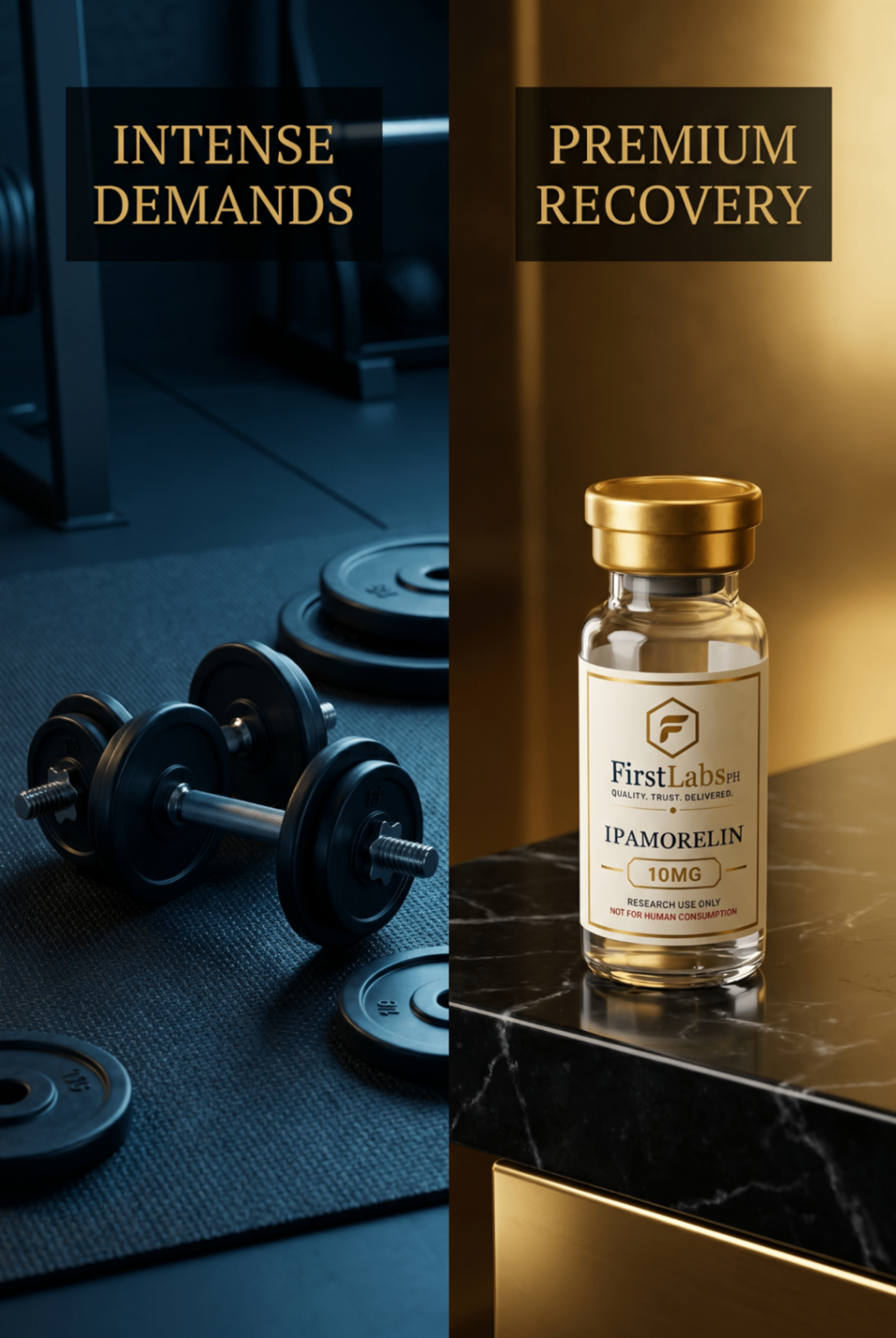 Ipamorelin 10mg — premium recovery research peptide