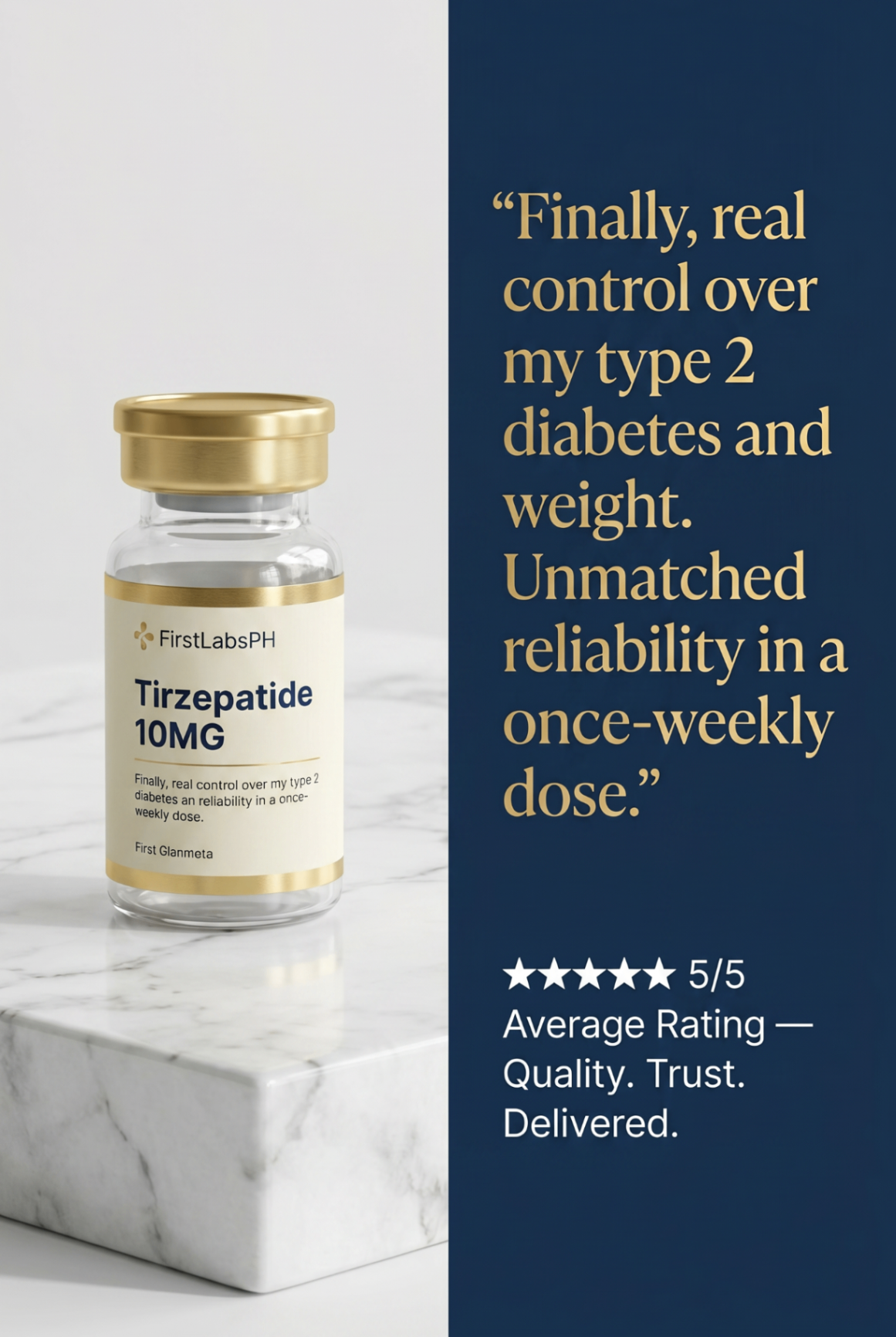 Tirzepatide Testimonial Poster poster preview