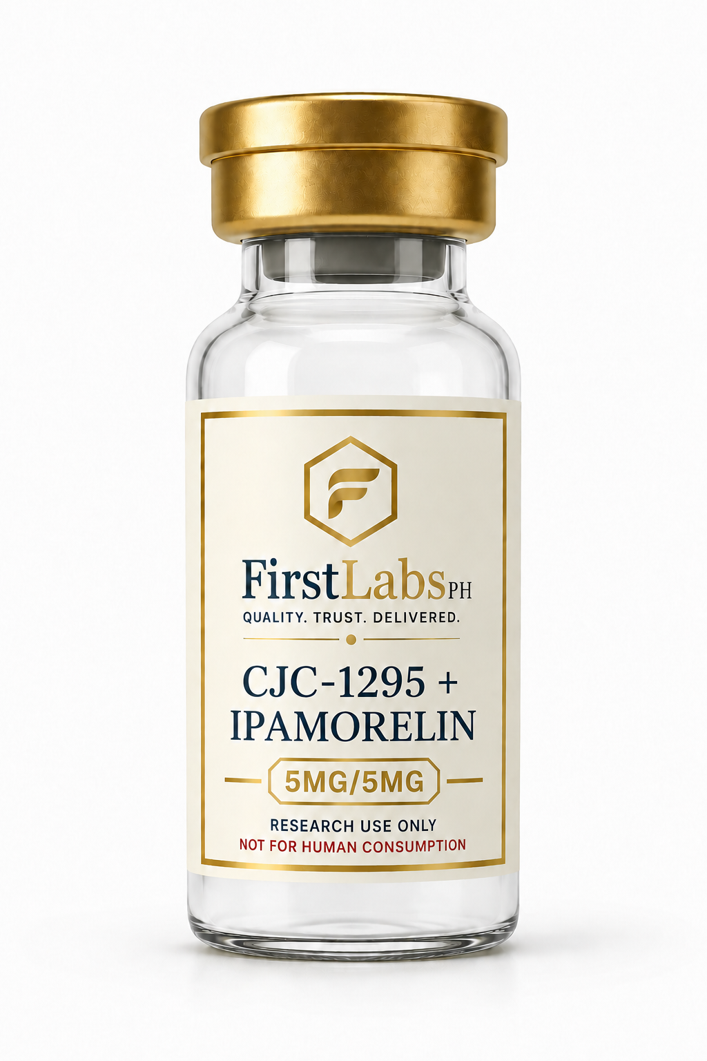 CJC-1295 + IPAMORELIN 5MG/5MG vial